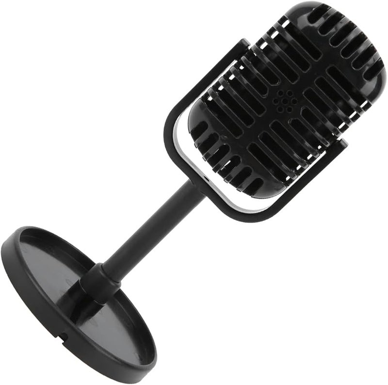 Classic Black Prop Microphone Durable Fake Plastic Mic For Singing Photography Kids Toy Decoration - Image 5